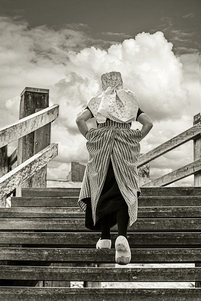 Die Treppe zum Strand von Lisette van Peenen