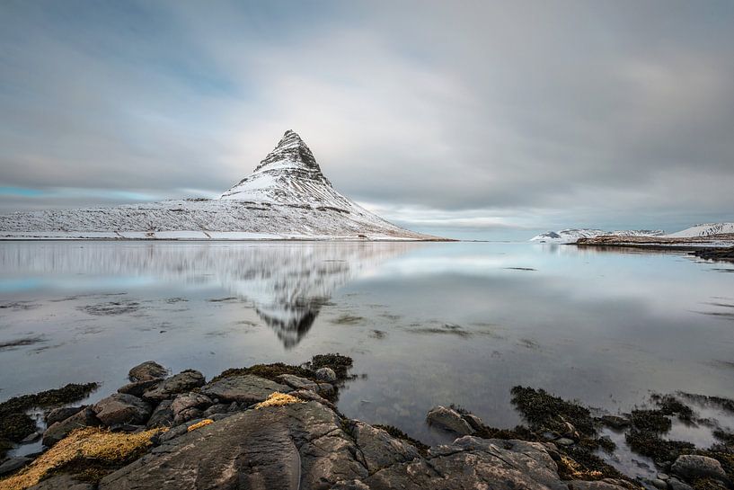 The iconic mountain Kirkjufell in Iceland by Gerry van Roosmalen