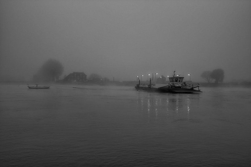 Veerpont bij Millingen van Peter Bartelings