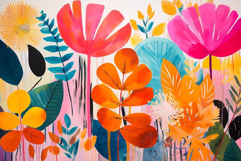 Blätter Modern von Caroline Guerain