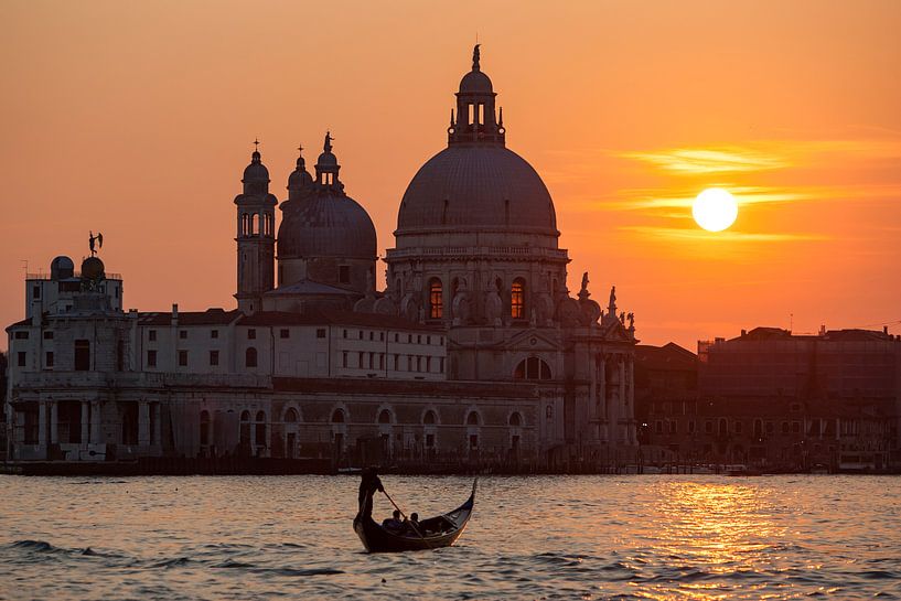Sonnenuntergang in Venedig van Andreas Müller