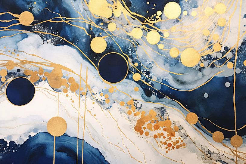 Golden Flood of Dreams by Art & Soul Creations