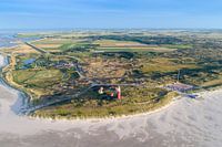Le côté nord de Texel avec phare