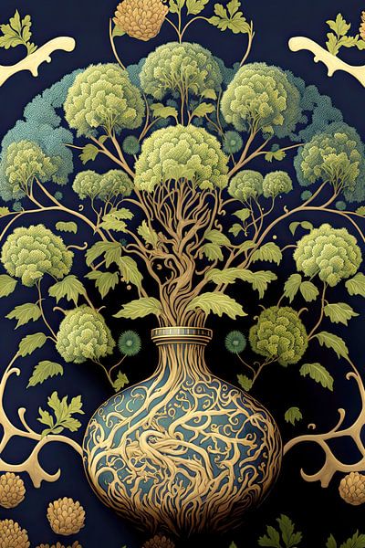 Baum des Lebens Yggdrasil von Vlindertuin-Art
