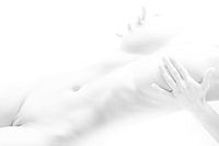 Artistiek Naakt van een Vrouw in High Key