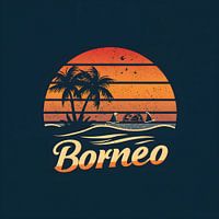 Borneo Sunset Escape: Retro Tropical Island Vibes