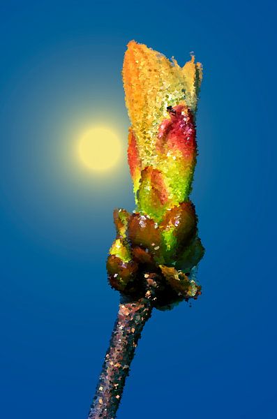 chestnut bud by Leopold Brix