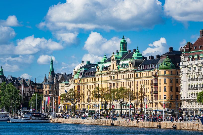 Blick auf die schwedische Hauptstadt Stockholm par Rico Ködder