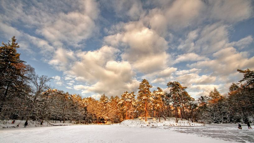 Auf dem gefrorenen See von Cho Tang