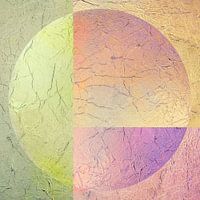 Moderne Abstraktion im Minimalismus. Sanfte Regenbogenfarben. 1