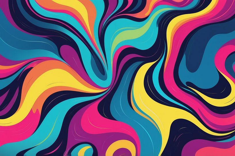 fond abstrait aurore arc-en-ciel par hisam colours