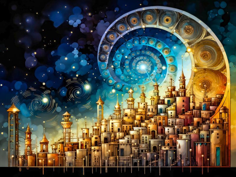 Utopia - City of Light by Max Steinwald