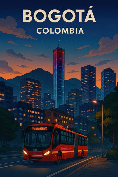 Bogotá Bogota by Poster Art Shop