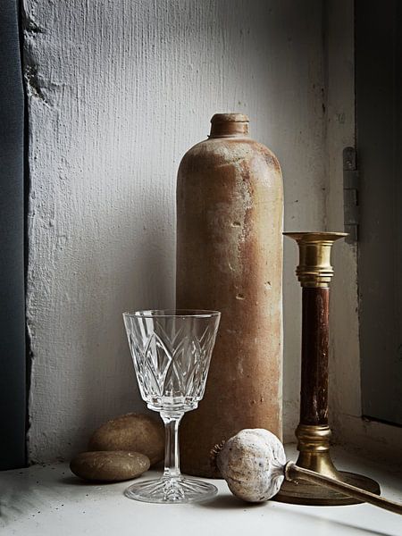 Stilleben auf der Fensterbank von Jaap Kloppenburg