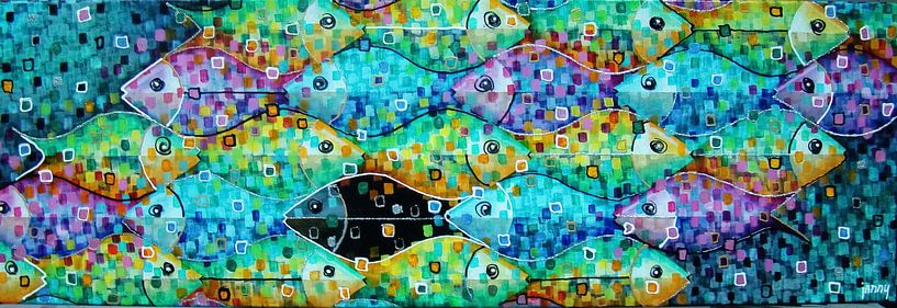 Schule der Fische von Janny Heinsman