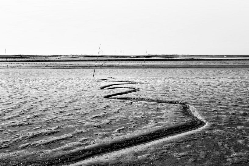 Ebbe und Watt an der Nordsee von Heiko Westphalen