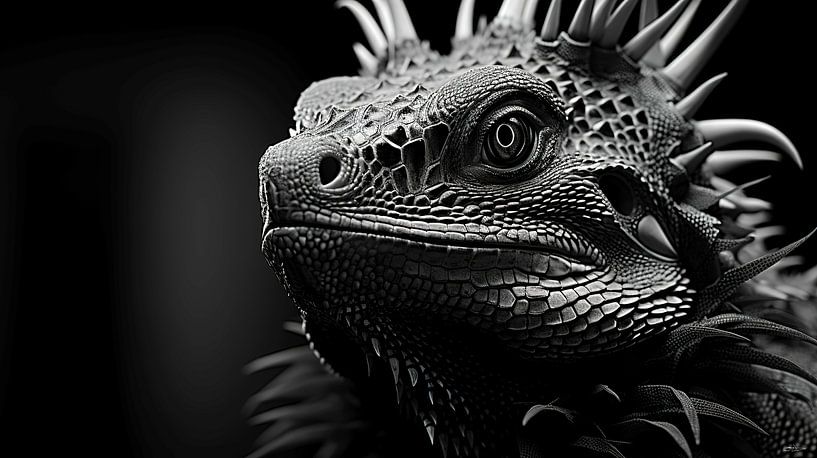 faune et flore en noir et blanc par Gelissen Artworks