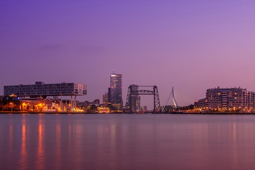 Rotterdam Maasboulevard Farbe von Bert Meijer