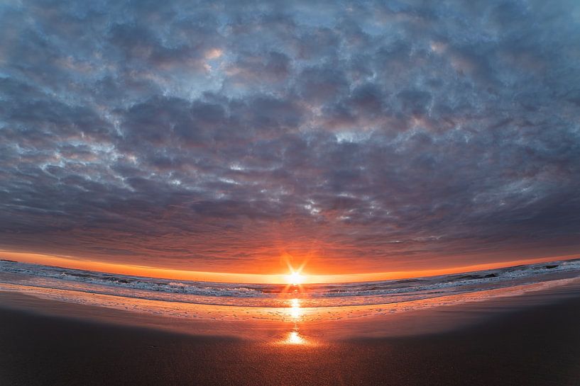 Coucher de soleil. Plage de Noordwijk par Yanuschka | Fotografie Noordwijk