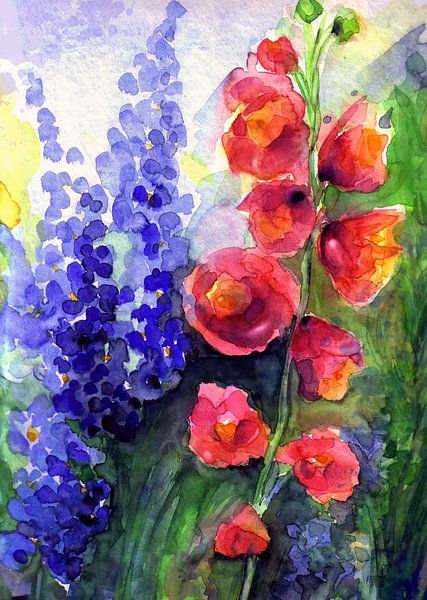 Jardin de la ferme en été par christine b-b müller