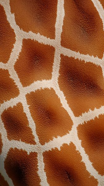 Nahaufnahme der Haut einer Giraffe von Schwarzer Kaffee