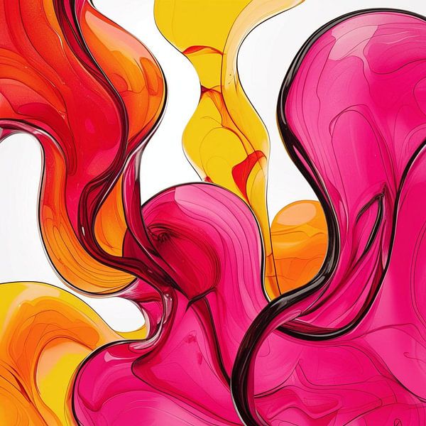 flowing fluorescent von Ellen Novara-da Lima