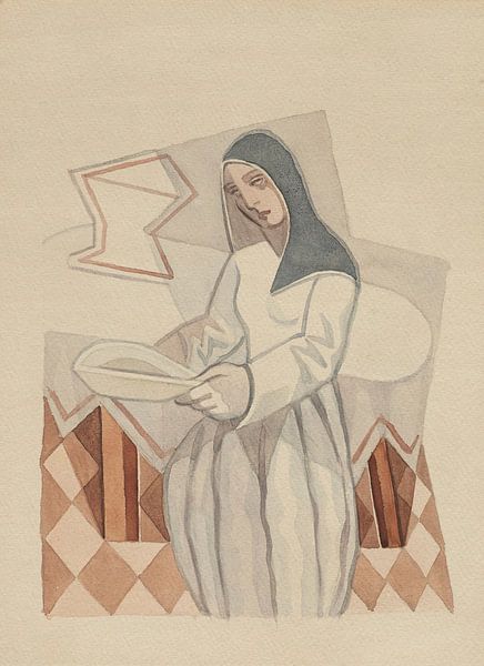 Die Nonne (1925) von Juan Gris von Peter Balan