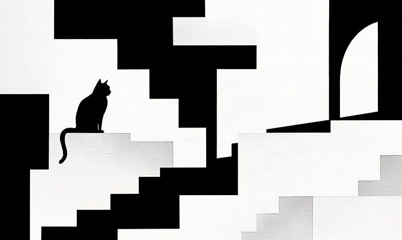 Trapkat | Graphic Silhouette par Karina Brouwer