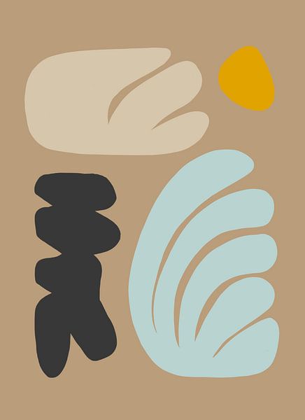 Florale Matisse-Formen #8 von Bohomadic Studio