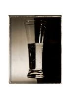 Glass filled with water