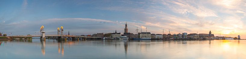 Panoramic sunset Kampen by Jan Koppelaar Fotografie