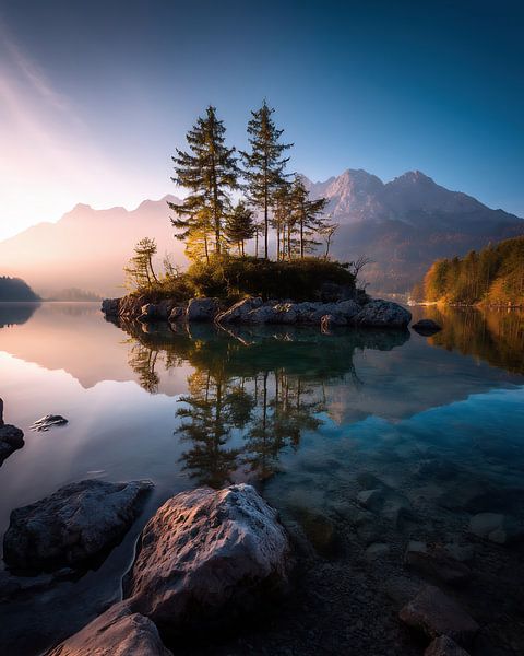 Weite in warmem Licht von fernlichtsicht