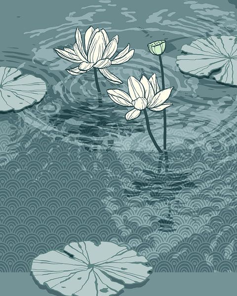 Ondulation et vague par Ingrid Joustra