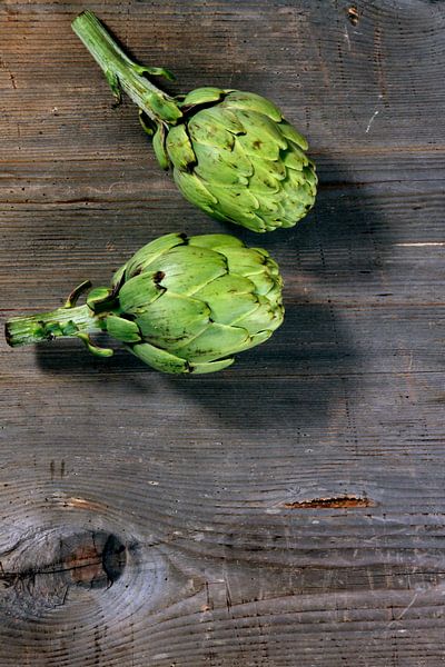 zwei Artischocken von Jürgen Wiesler