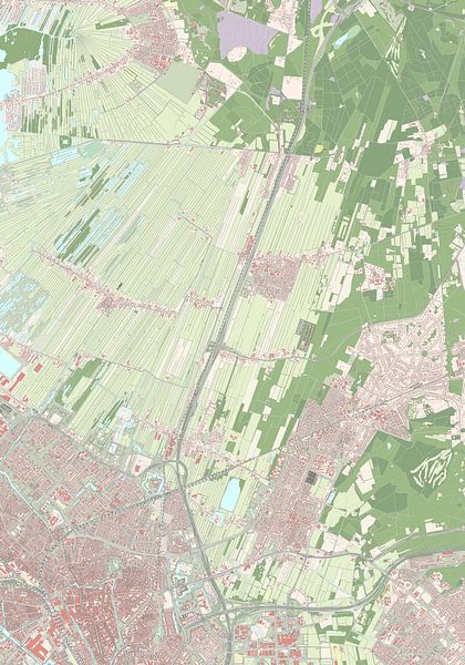 Karte von De Bilt von Rebel Ontwerp