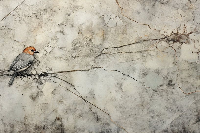 Peinture d'oiseaux par Art Merveilleux