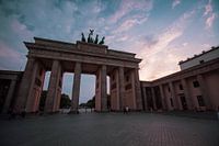Branderburger Tor at dusk
