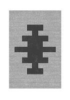 Aztekischer Holzschnitt Textil