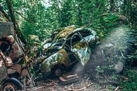 Schweden Autofriedhof Bastnas