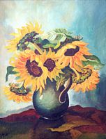 Nature morte avec des fleurs dans un vase