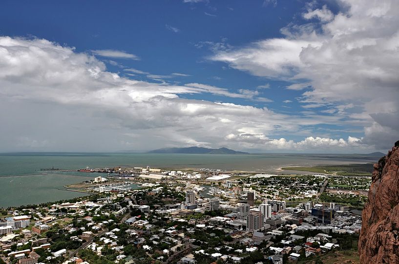 Storm looming over Townsville by Frank Photos
