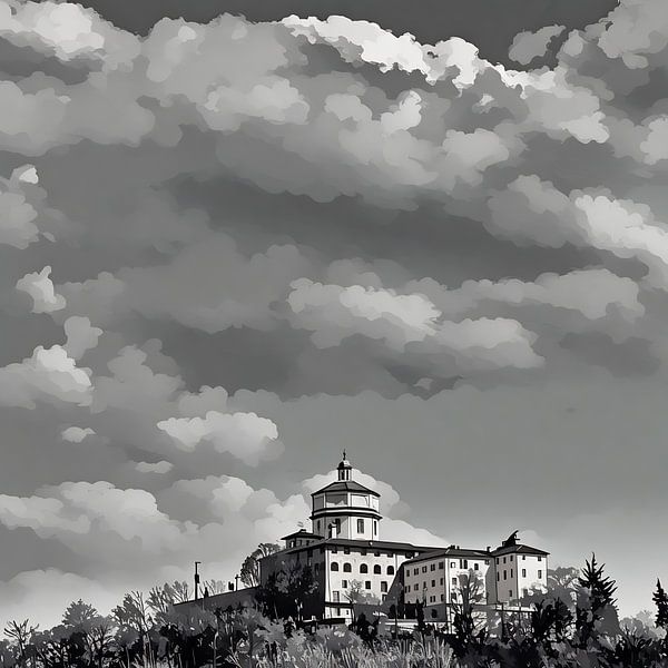 Monte dei Cappuccini Under Dramatic Sky by Sergio Pazzano