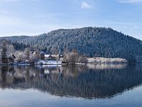 Der See von Gérardmer in den Vogesen