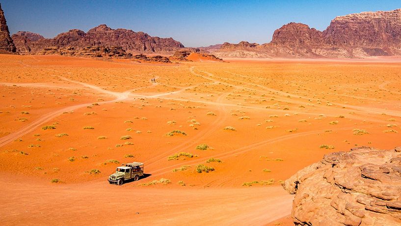 Safari en jeep à Wadi Rum, Jordanie. par Jaap Bosma Fotografie