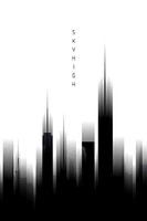 Art graphique SKYHIGH | blanc