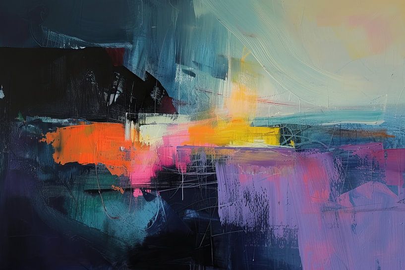 Urban Sunset Blur by Art Whims