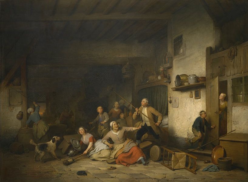 The Bat, Ferdinand de Braekeleer by Masterful Masters