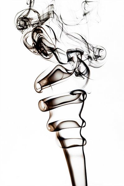 Abstract Black Smoke - Ice Cream by Philippe HUGONNARD