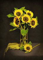Still life with sunflowers