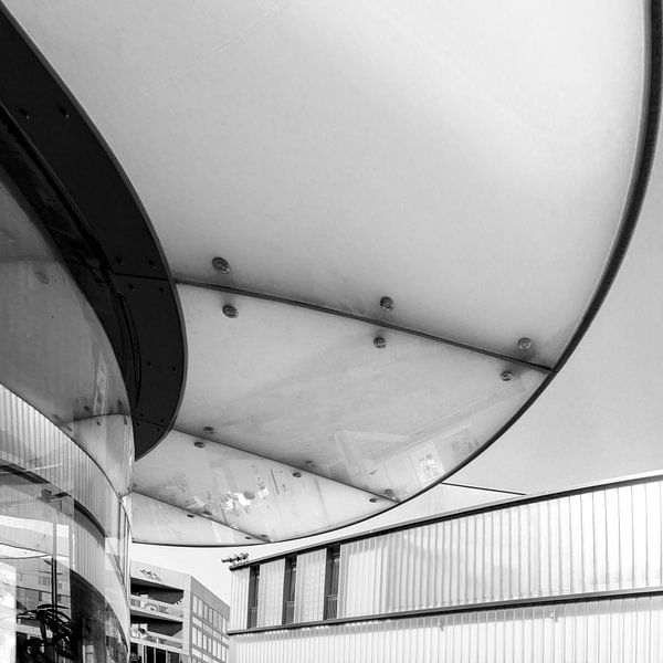 Schwarz-Weiß-Fotografie in Almere. Urban. von Alie Ekkelenkamp